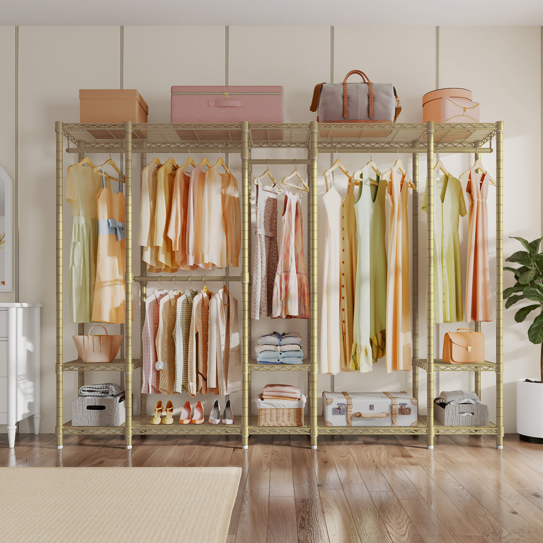 VIPEK V50 Extra Large Garment Rack, Heavy Duty Clothes Rack for Hanging Clothes, 89.8" L x 15.7" W x 76.4" H